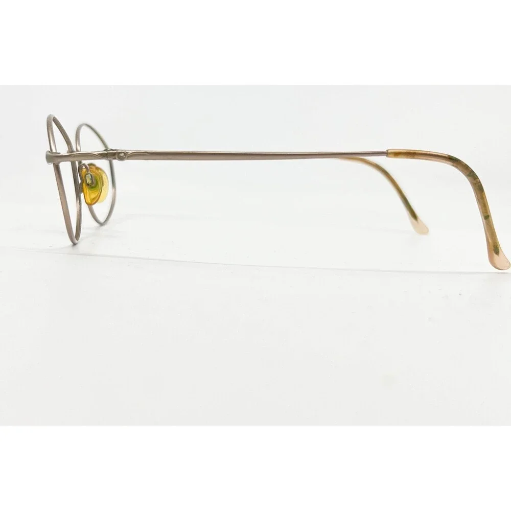 Marcolin Eyeglasses Womens Gold MA7221 804 Oval Metal Frame 55-17-140